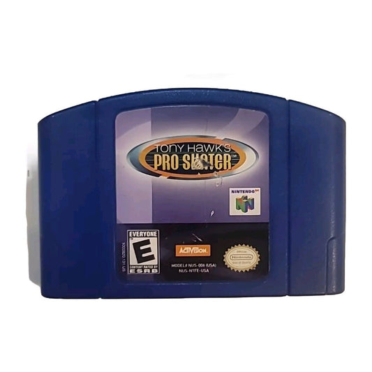 Tony Hawk's Pro Skater Nintendo 64 N64 Authentic Blue Cartridge
