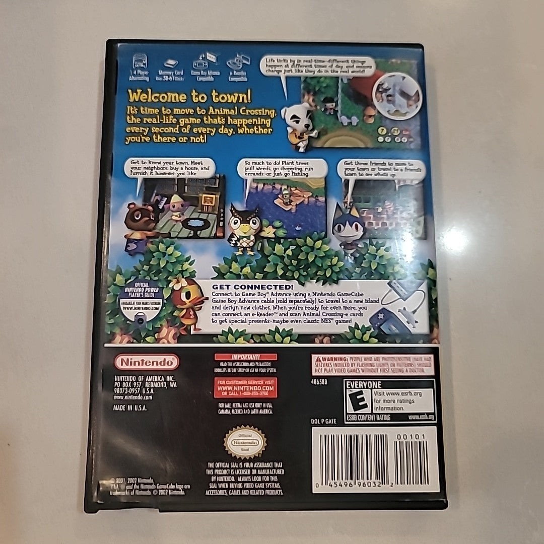 Animal Crossing (Nintendo GameCube) CIB Complete With Memory Card / Manual