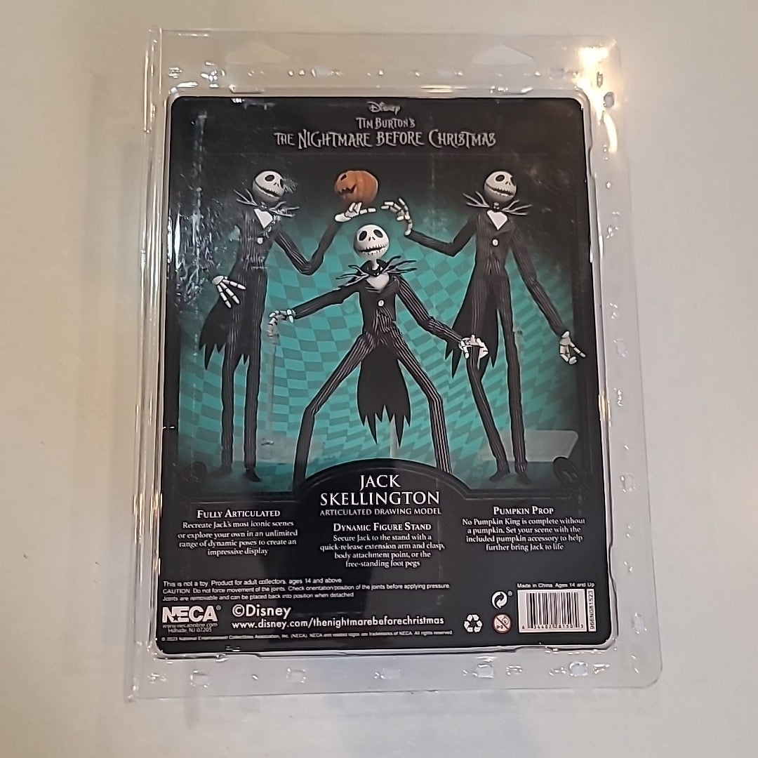 NECA NIGHTMARE BEFORE CHRISTMAS JACK SKELLINGTON WITH PUMPKIN 9” FIGURE