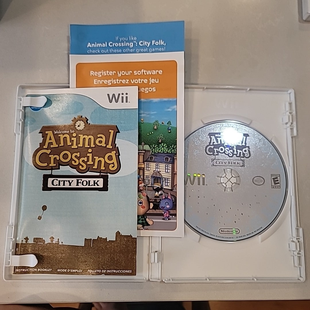 Nintendo Wii Animal Crossing City Folk