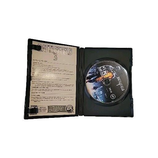 Battlefield 3 (PC Game DVD-ROM, 2011) 2 Disc Complete w/ Inserts CIB Key Inc
