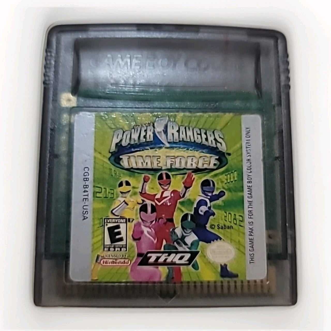 Power Rangers Time Force - Nintendo GameBoy Color Tested Authentic