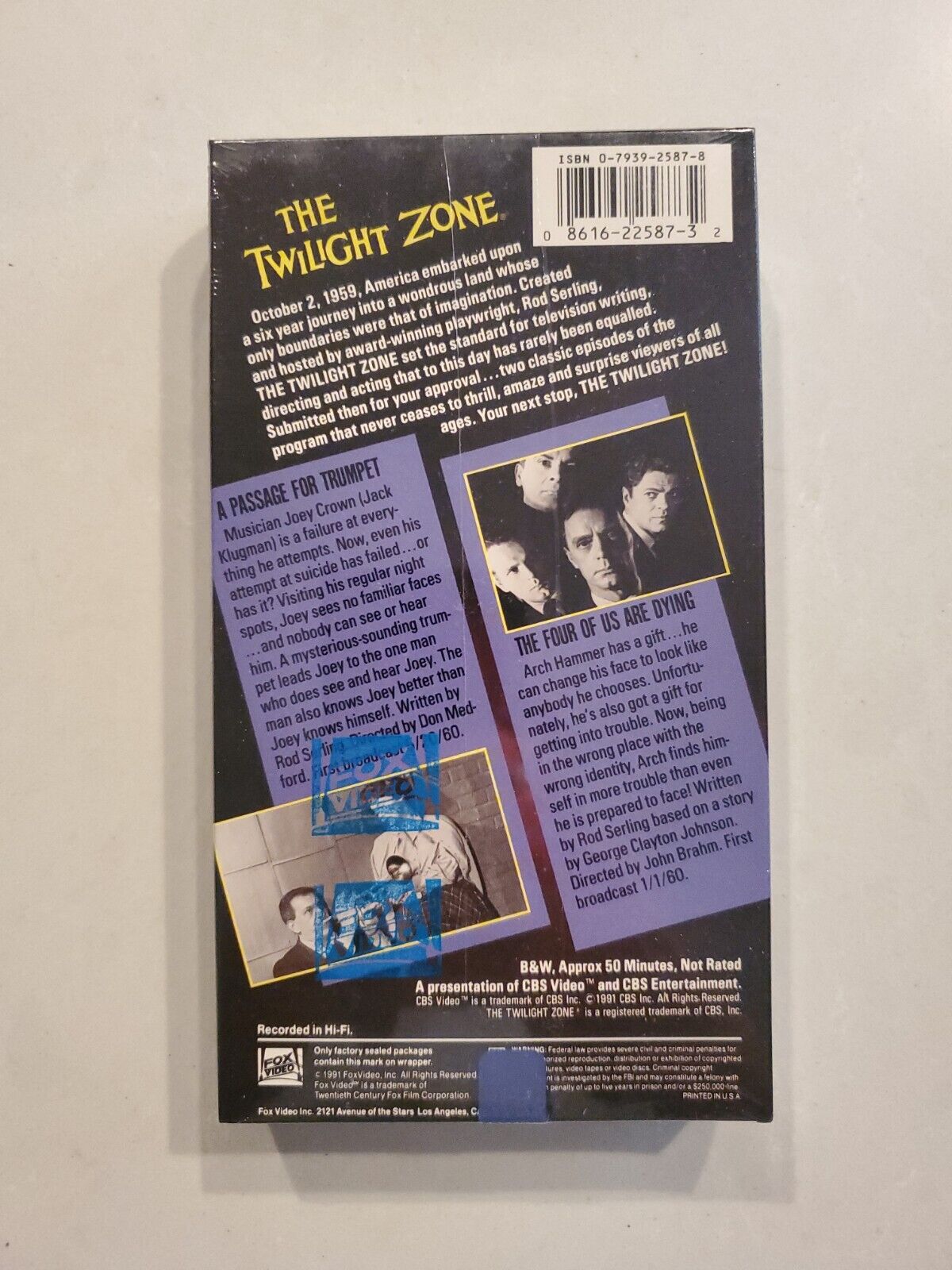 The Twilight Zone - Volume 7 (VHS Tape, 1991) Sealed New