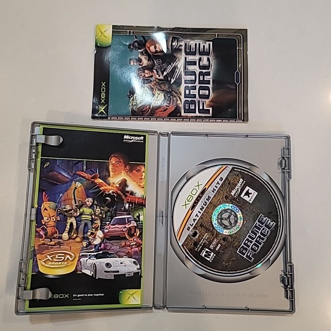 Xbox Brute Force Original Microsoft Game Complete CIB