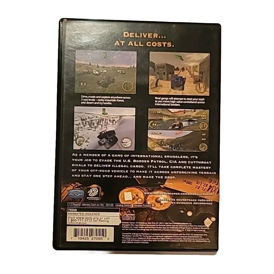 Smugglers Run PlayStation 2, 2002 PS2 CIB
