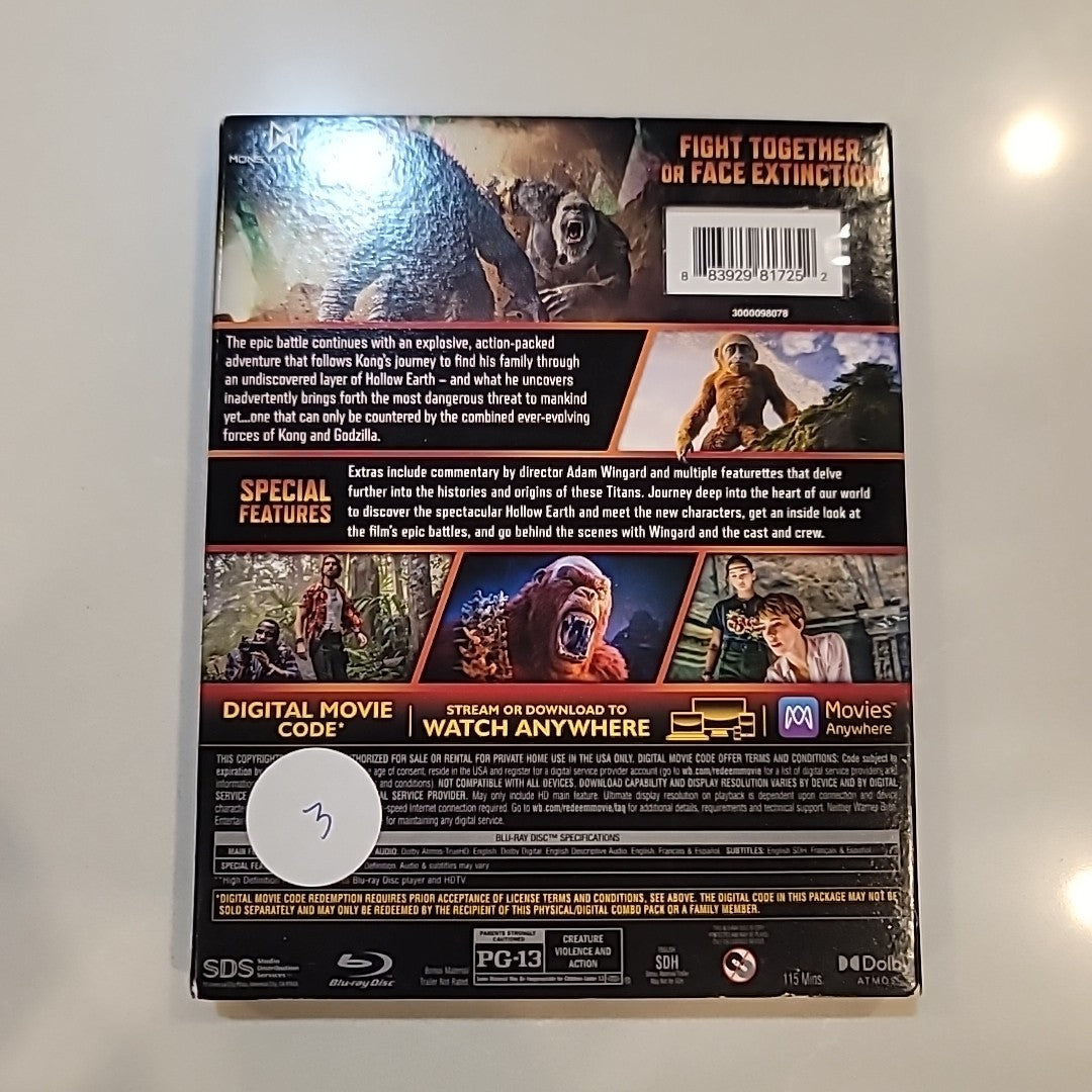 Godzilla x Kong The New Empire Blu-ray  NEW