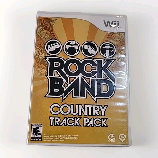 Rock Band: Country Track Pack (Nintendo Wii, 2009)  Complete
