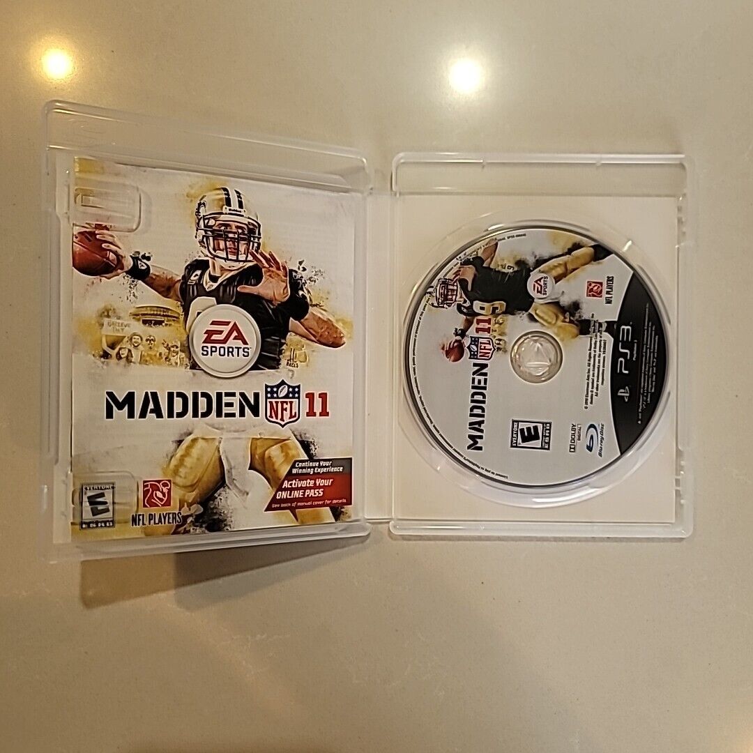 🔥 Madden NFL 11 (Sony PlayStation 3, 2010, PS3, Complete CIB