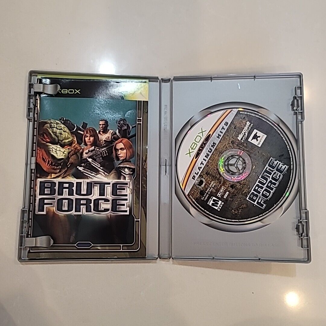Xbox Brute Force Original Microsoft Game Complete CIB