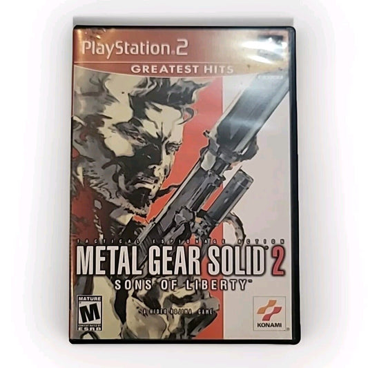 Metal Gear Solid 2 Greatest Hits - Sony PlayStation 2 (No Manual)