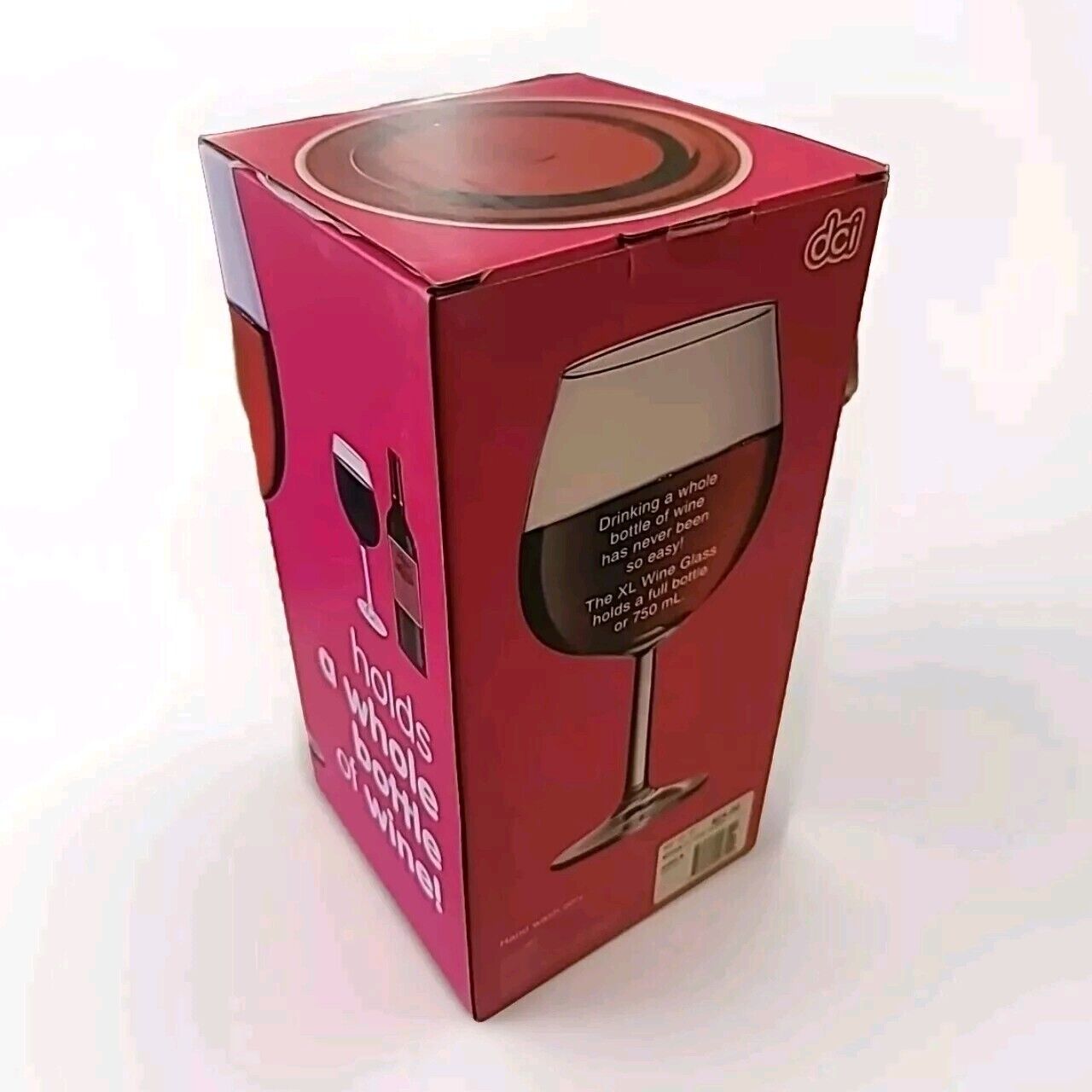 XL WINE GLASS HOLDS one BOTTLE OF WINE FUN PARTY GIFT 25 oz Capacity unique ITEM