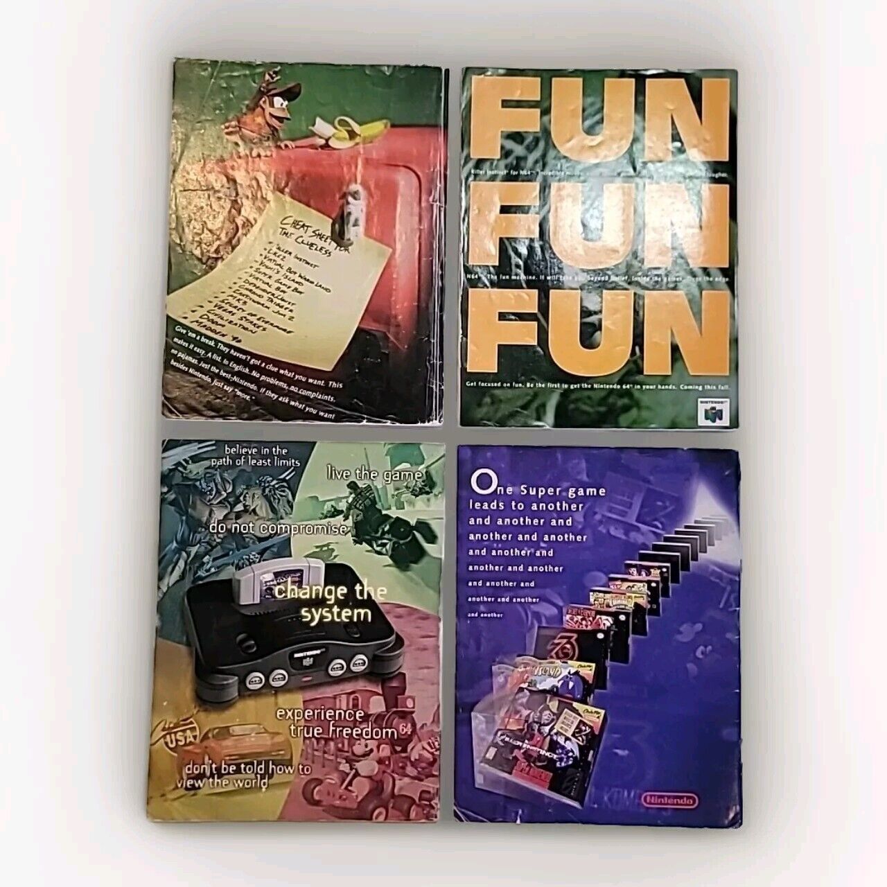 Nintendo Power Magazine Lot Vintage - Volume 79, 82, 87, 92 (No Posters)