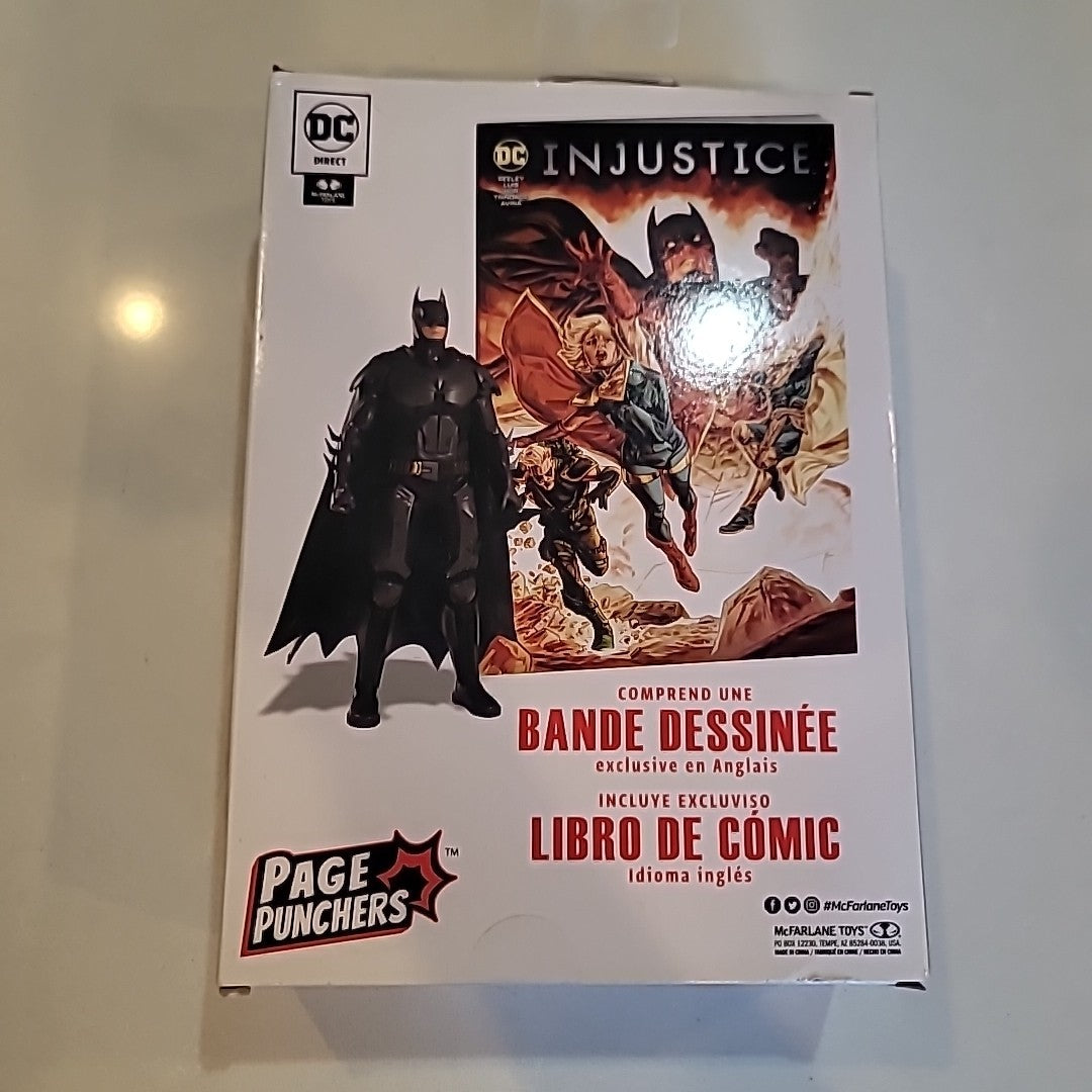 DC Multiverse McFarlane Batman Injustice 2 +Comic Page Punchers