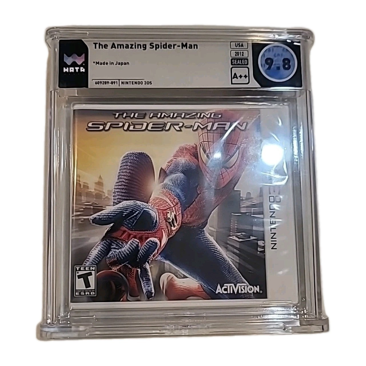 The Amazing Spiderman Nintendo 3DS 9.8 A++ Wata Graded