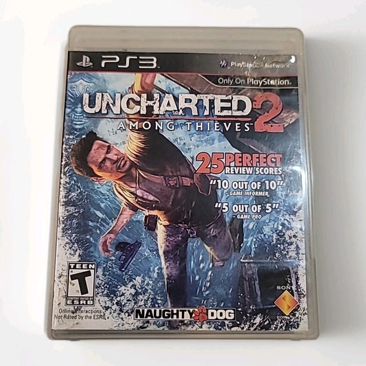 Uncharted 2 Among Thieves (Sony Playstation 3, PS3) Complete CIB Tested