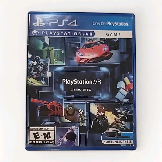 PlayStation VR Demo Disc PS4 Video Game Virtual Reality