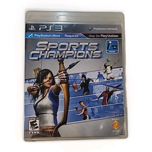 Sports Champions (Sony PlayStation 3, 2012) PS3 Move Complete and Tested