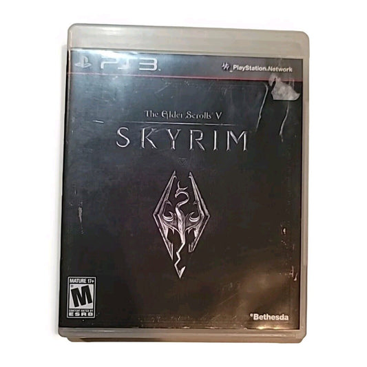 The Elder Scrolls V Skyrim PS3 Game Sony PlayStation No Manual