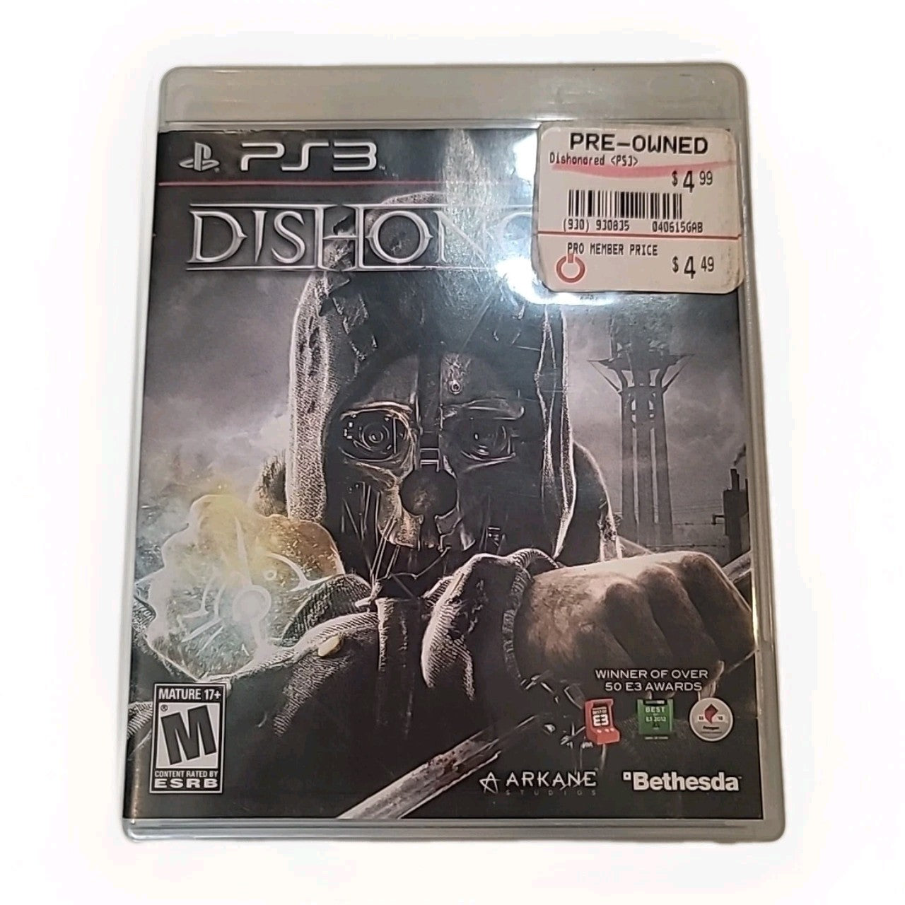 Dishonored -- Game of the Year Edition (PlayStation 3 PS3, 2013)