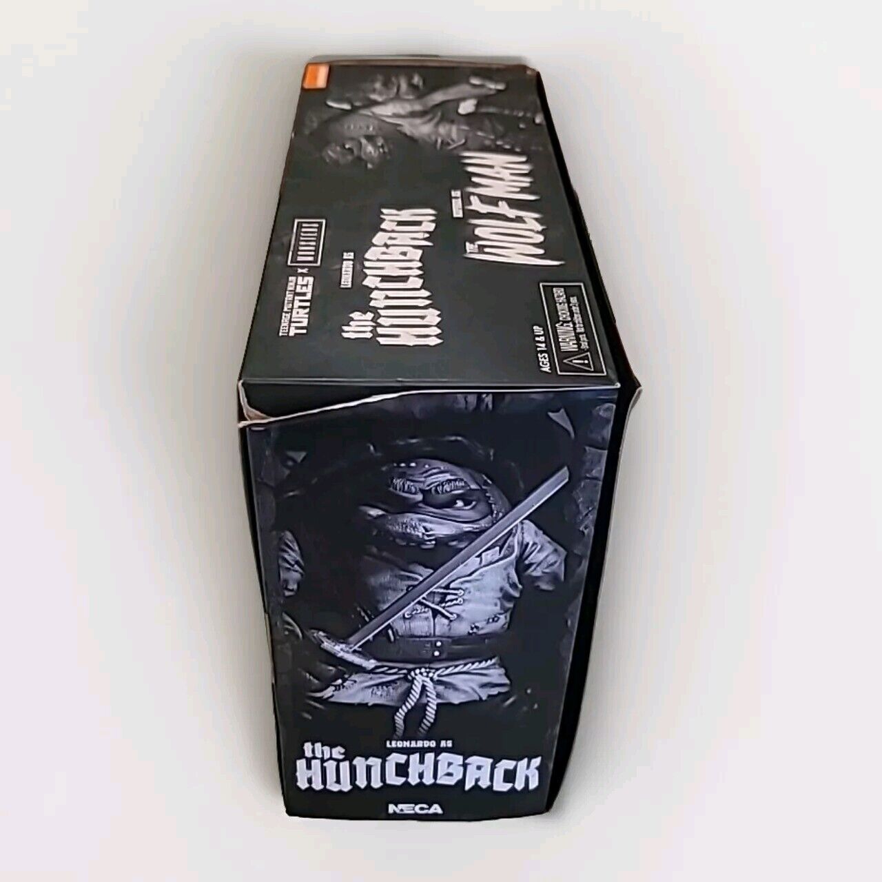 TMNT Halloween X Universal Monsters B&W Hunchback & Wolfman Action Figures NECA