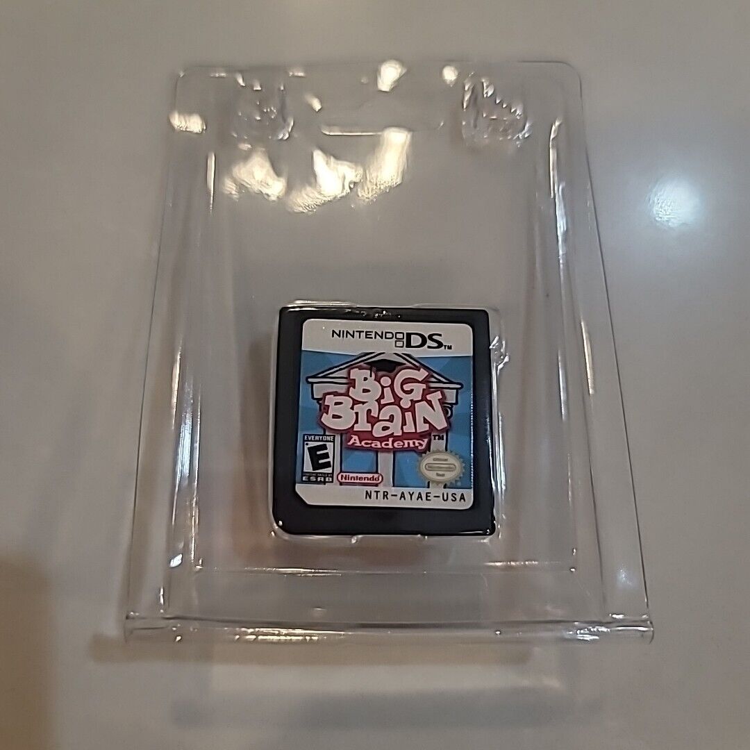Nintendo DS Big Brain Academy Game Cartridge With Plastic Case