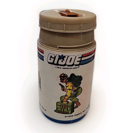 Vintage GI Joe Aladdin A Real American Hero Plastic Thermos Hasbro 1988- used
