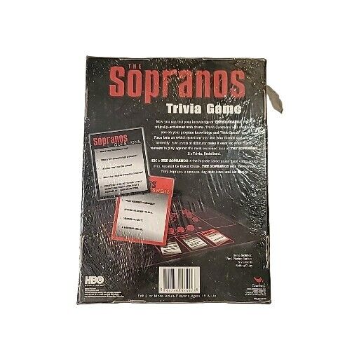 THE SOPRANOS TRIVIA GAME Unopened HBO 2004 Board Game