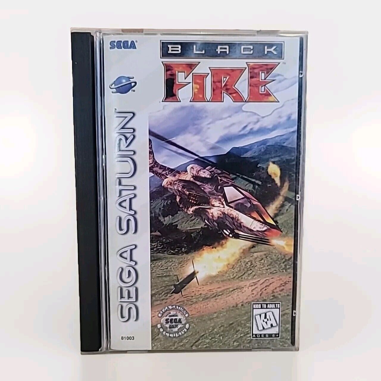 Black Fire (Sega Saturn, 1996) CIB Complete