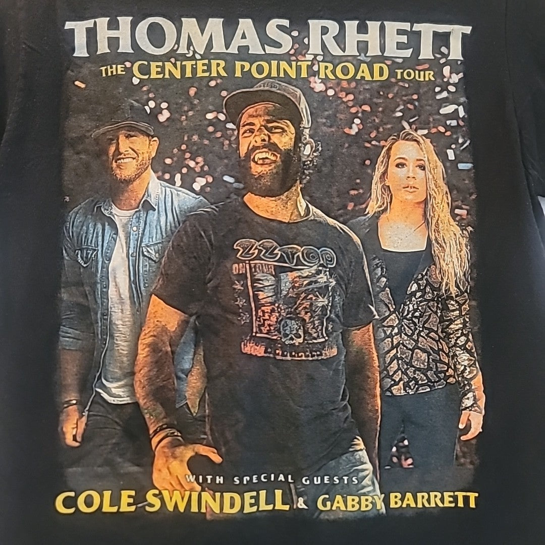 Thomas Rhett Shirt Adult  Medium/ Center Point Road Tour Tee Short Sleeve 2021
