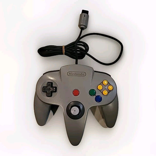 Nintendo 64 GRAY Controller N64 Original Official OEM Authentic Tested