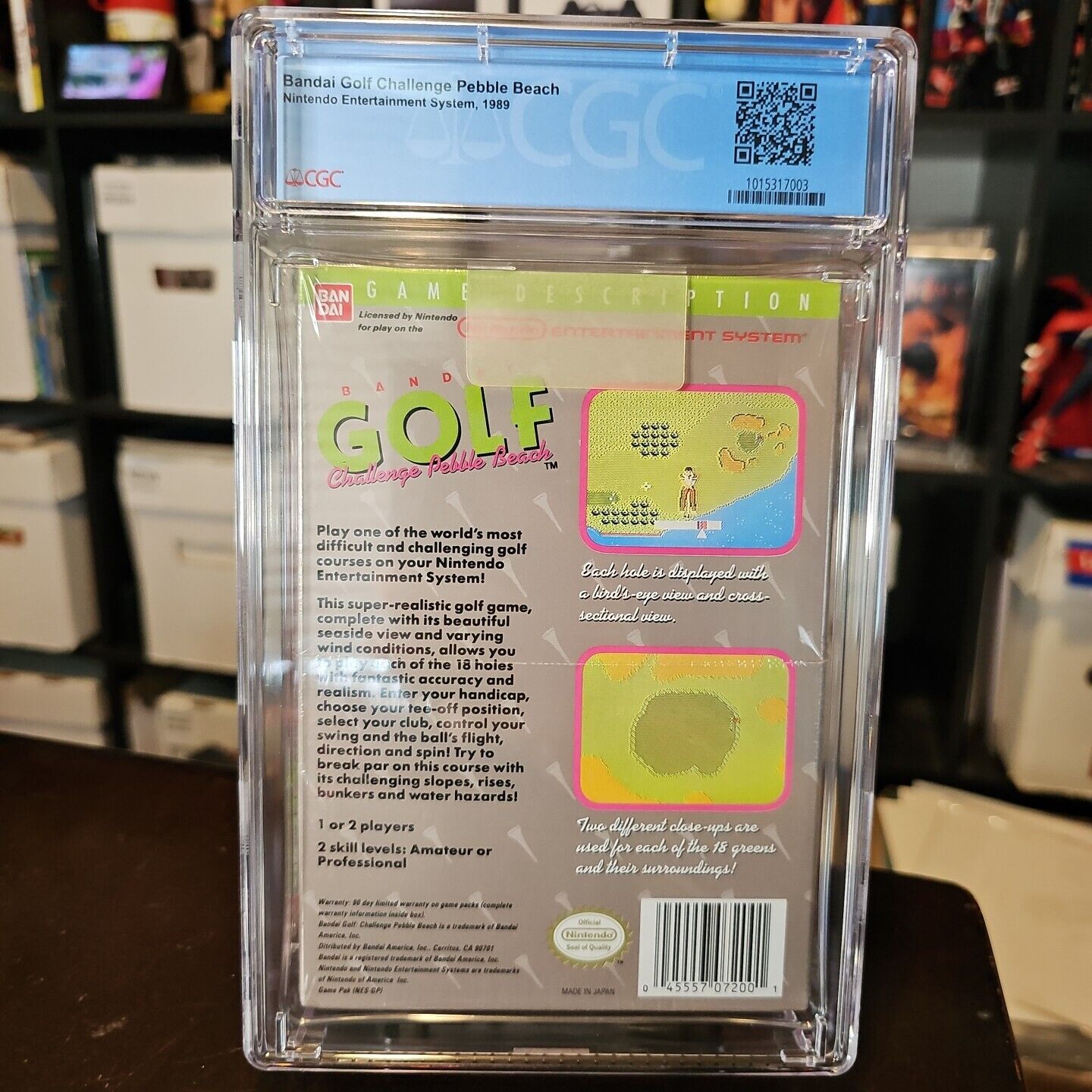 BANDAI Golf: Pebble Beach Challenge NEW Factory SEALED CGC 9.2 A+!