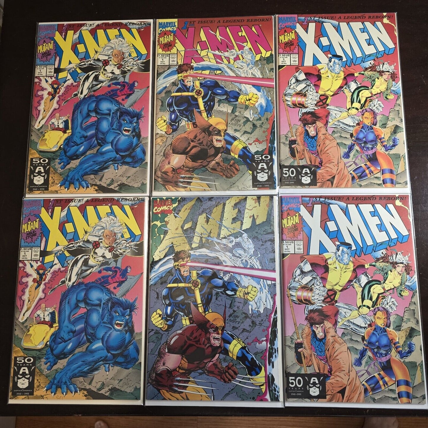 X-MEN #1 Jim Lee COMICS High GRADE VFNM Lot 6