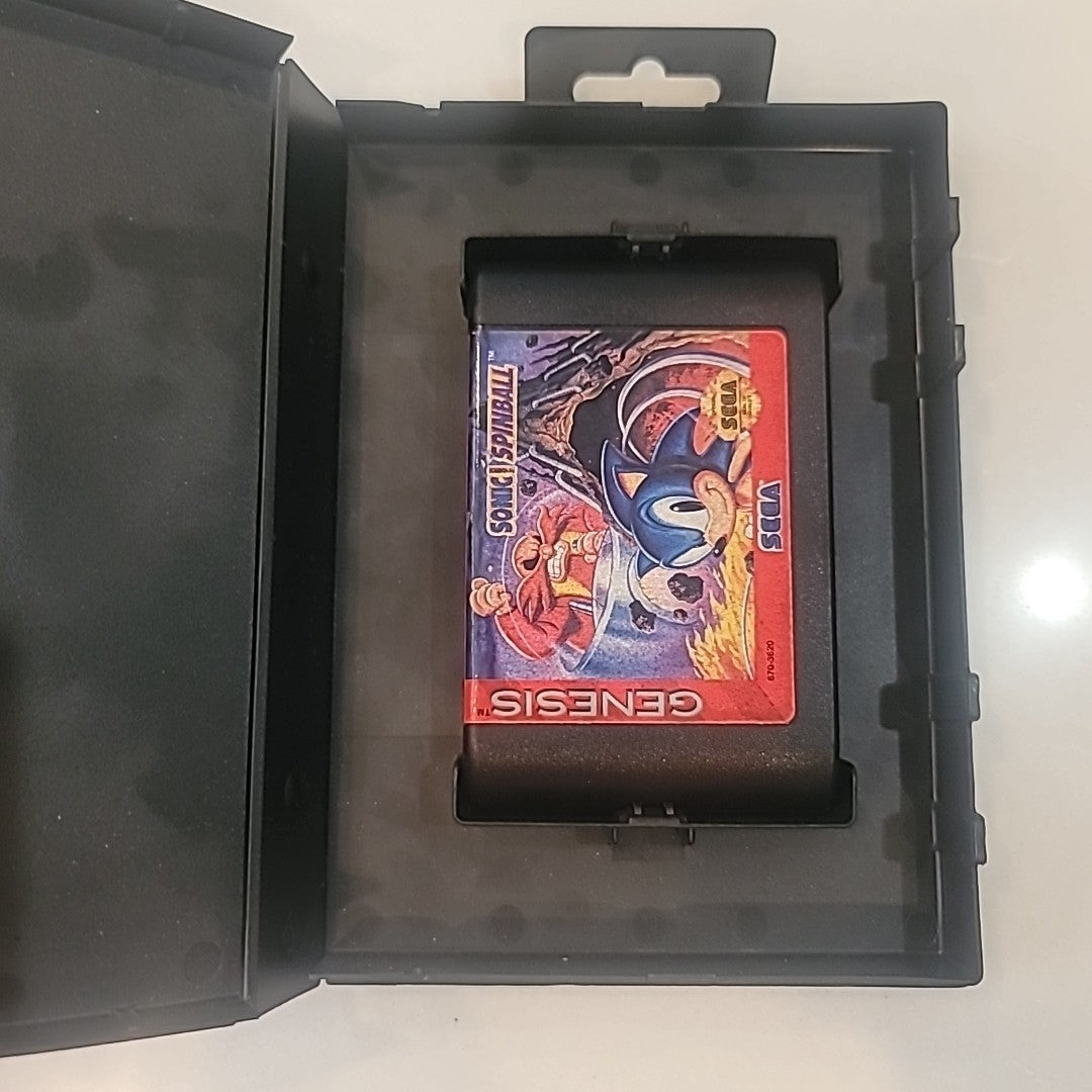 Sonic Spinball Sega Genesis Game In Case - Tested Good Condition
