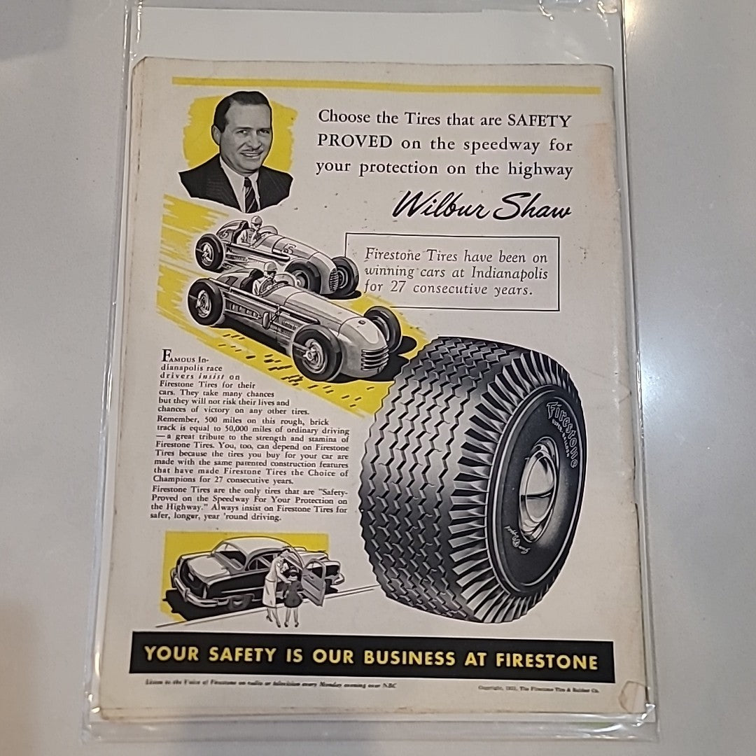 1951 Original Indianapolis 500 Program and Starting Position/Scoring Sheet