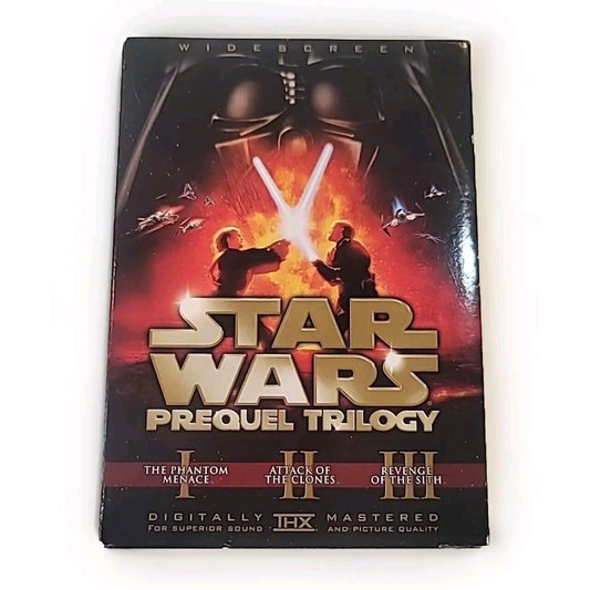 Star Wars - Prequel Trilogy 1 2 3 (6 DVD Box Set, 2008) Phantom - Clones - Sith