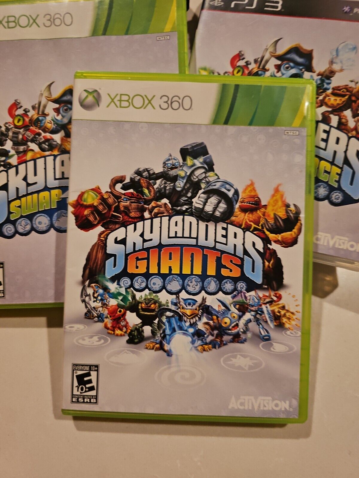 Skylanders SWAP FORCE Xbox 360 PS3 Game Disk w/ Case and Portal Bundle x3!