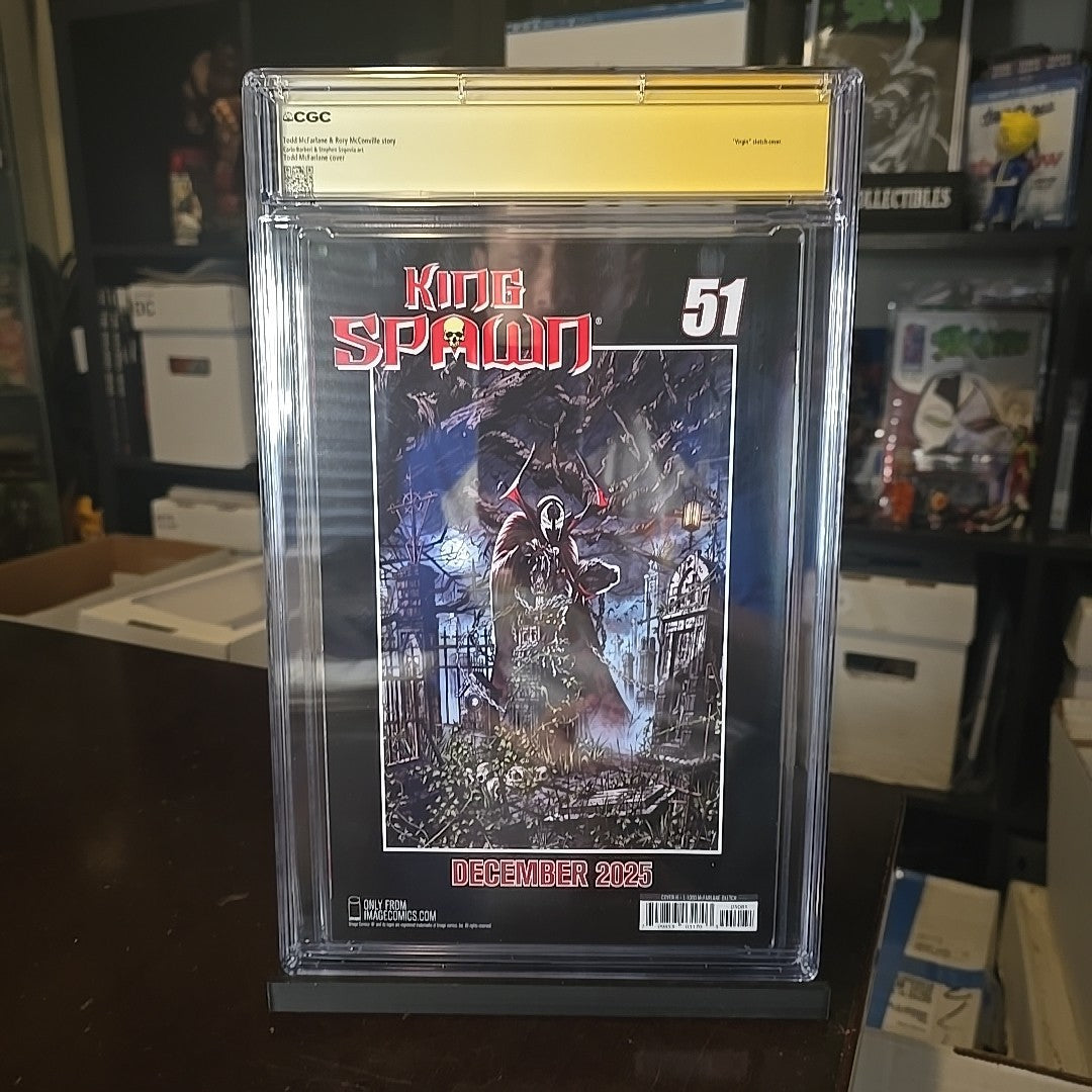 King Spawn #50 SS CGC 9.8 Variant Cover H 1:1000 Incentive Comic Only