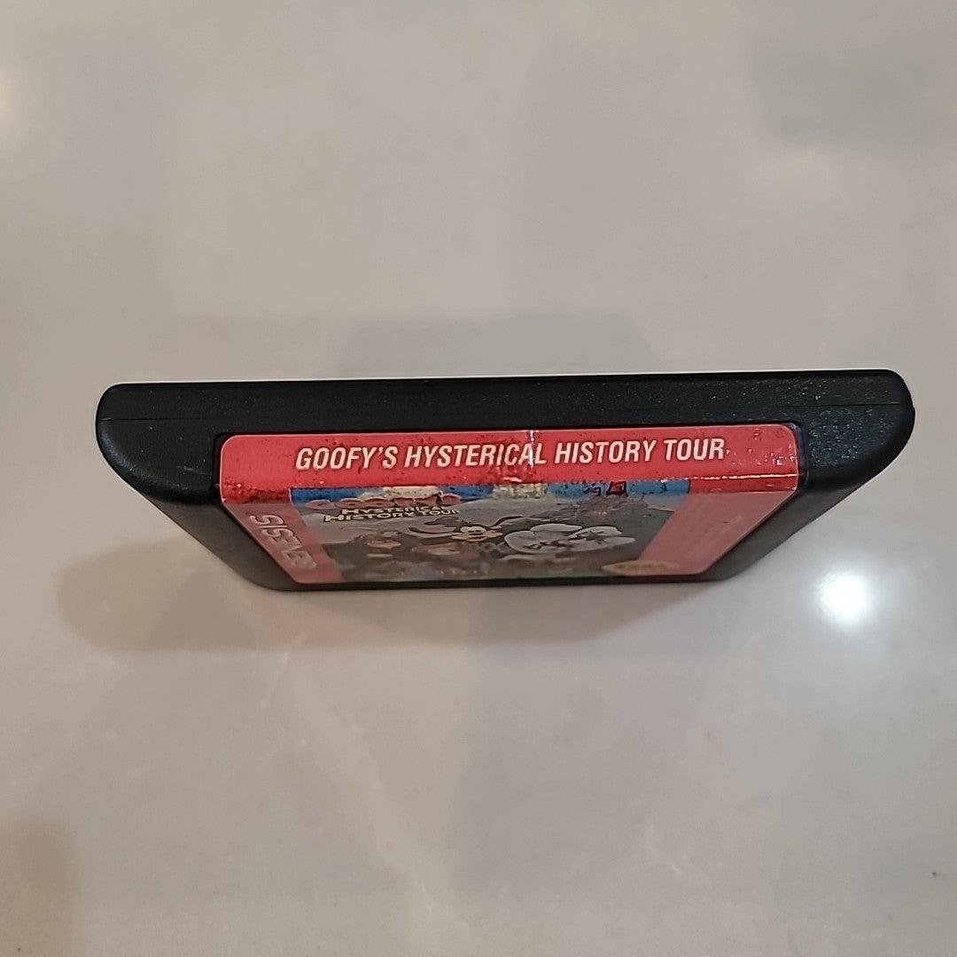 Goofy's Hysterical History Tour (Sega Genesis, 1993) Game Cartridge