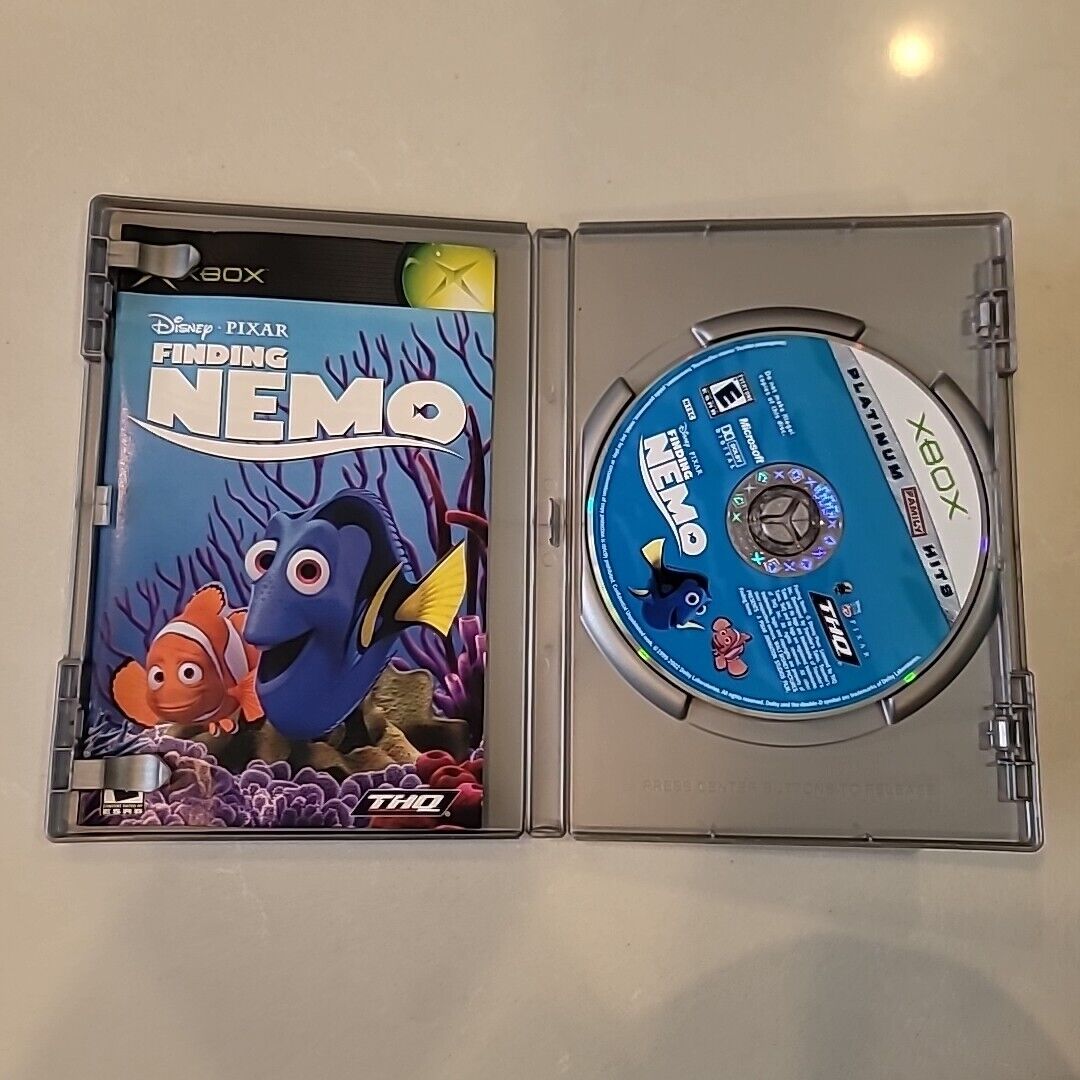 XBOX ~Finding Nemo (Original Xbox) Platinum "FAMILY" Hits ~ Rated E ~ EUC