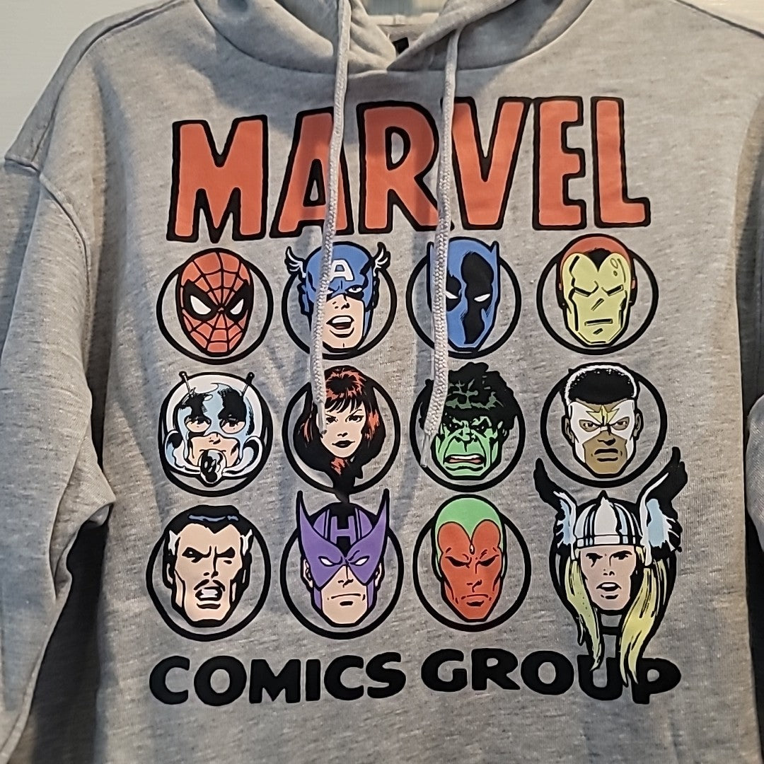 Marvel Comics Group Hoodie Men's Small (Super Soft) Brand New