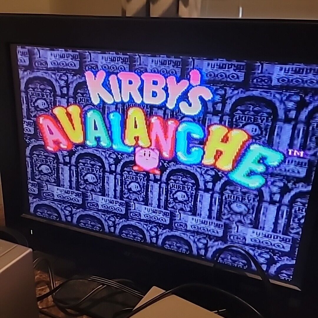 Kirby's Avalanche (Super Nintendo, 1995) AUTHENTIC, TESTED!!