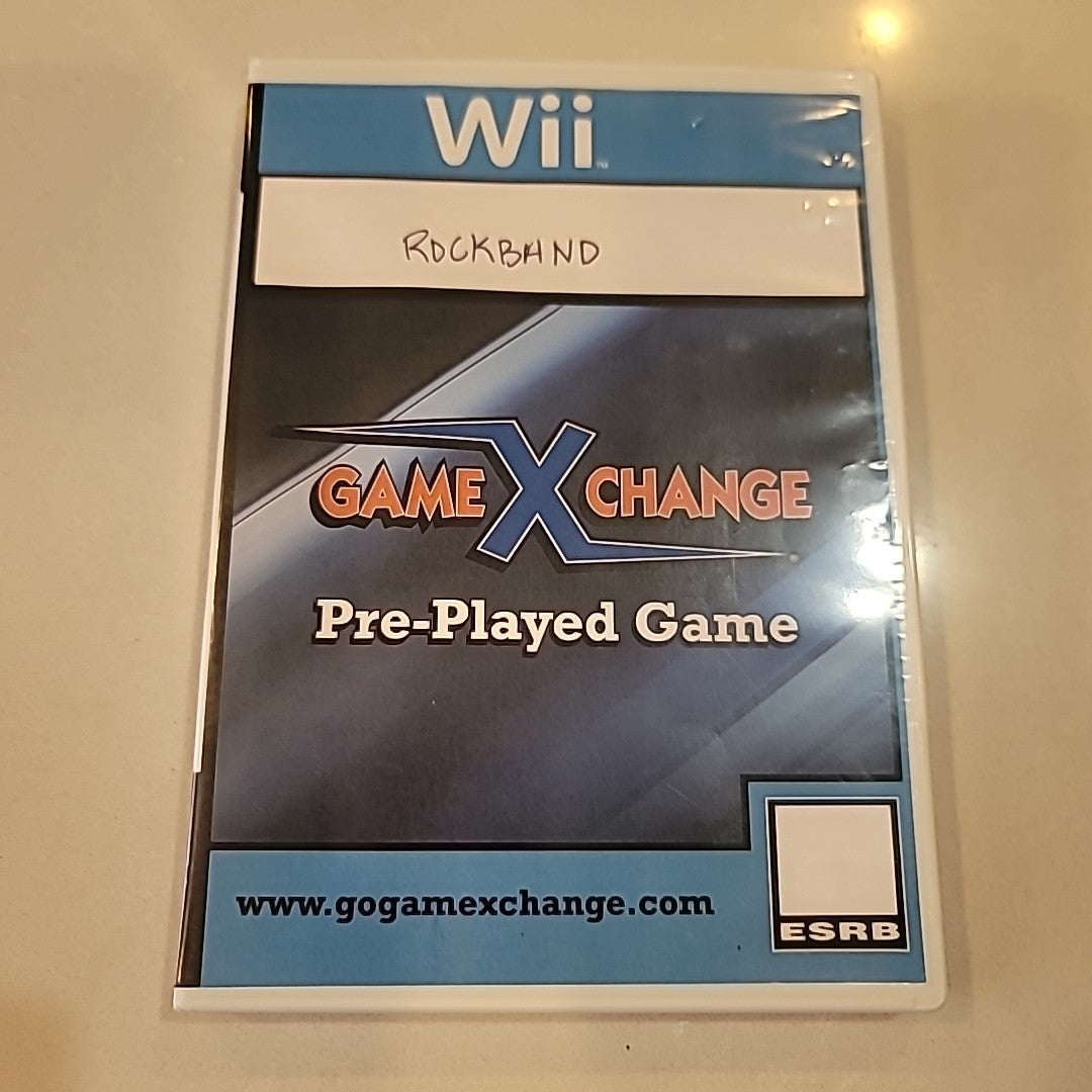 Rock Band (Nintendo Wii disc only, 2008)