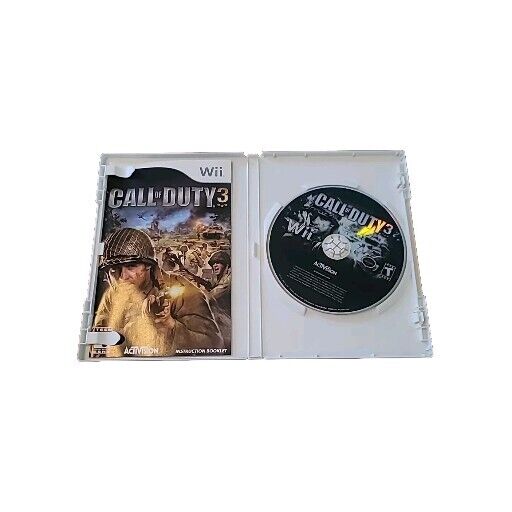 Call of Duty 3 (Nintendo Wii, 2006) CIB W/manual. Tested! Ships Fast
