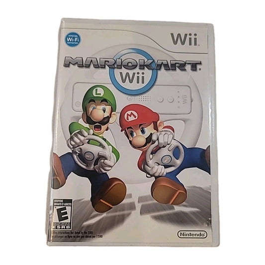 CASE AND MANUAL ONLY - NO GAME - Mario Kart Wii - Nintendo Wii