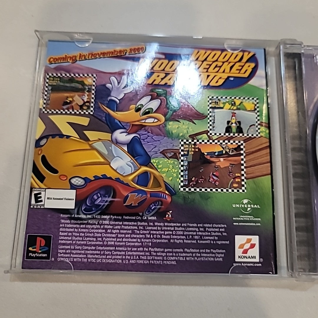 The Grinch (Sony PlayStation 1, 2000) PS1 CIB W/ Registration Card
