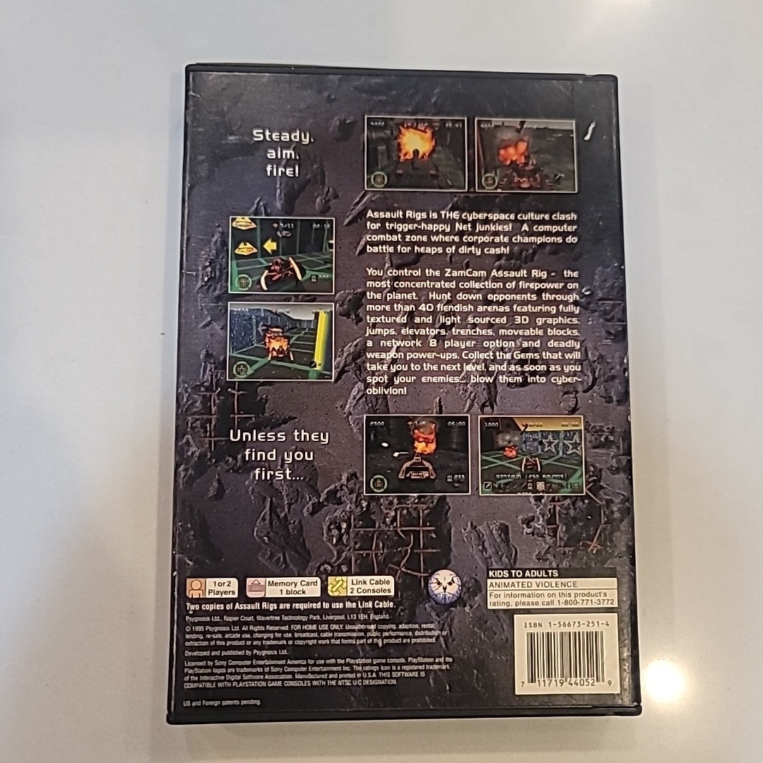 Assault Rigs - Sony PlayStation 1 PS1 - Long Box - Authentic