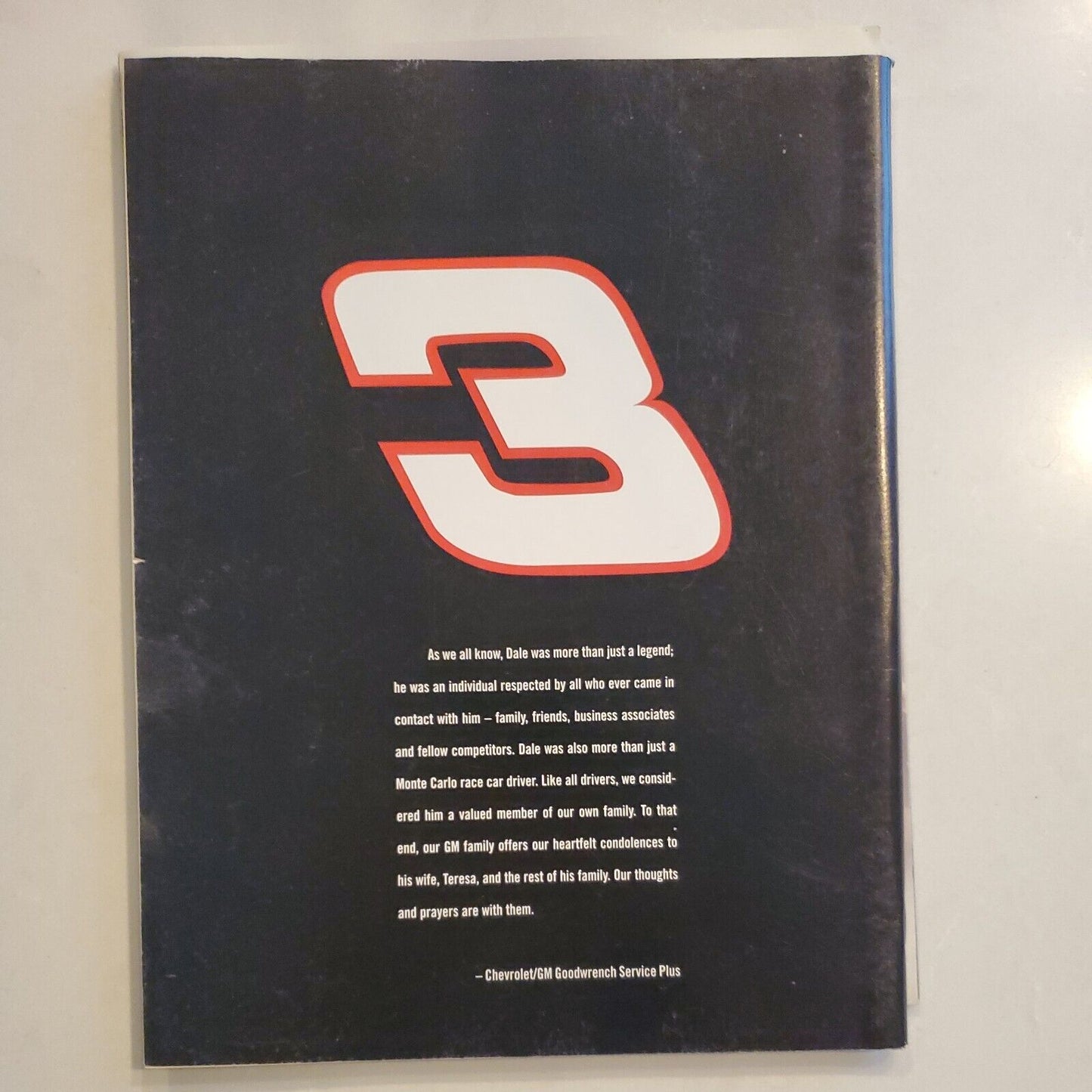 Dale Earnhardt Sports Illustrated Special Commemorative Issue Tribute 2/28/2001