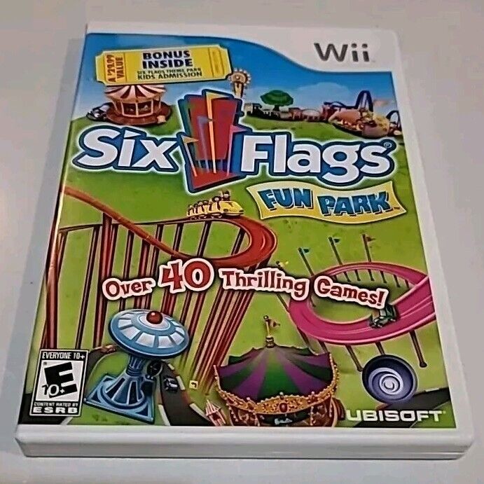 Six Flags: Fun Park - Nintendo Wii - CIB