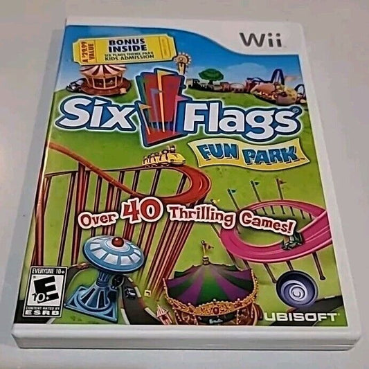 Six Flags: Fun Park - Nintendo Wii - CIB