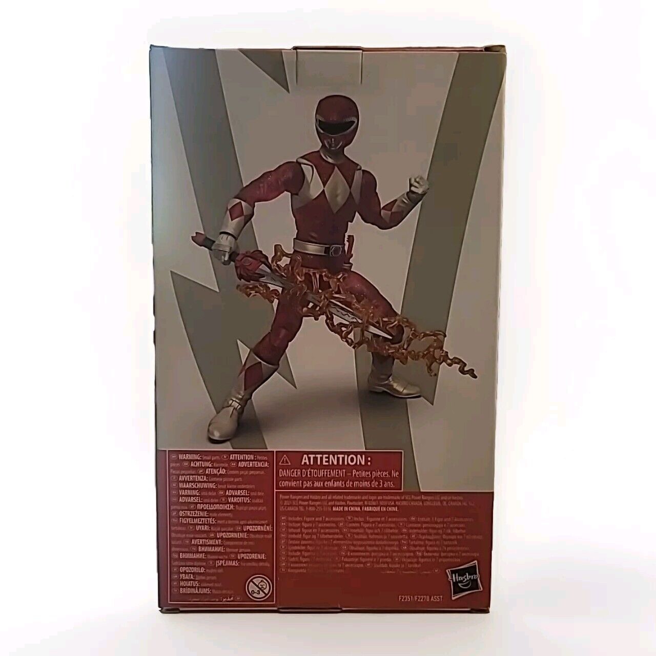 Red Metallic Mighty Morphin Power Rangers Lightning Collection Ranger Hasbro